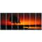 Designart - Sunset View in Tanzania - African Landscape Canvas Art Print